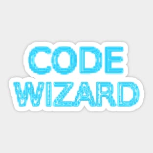 Code wizard Sticker